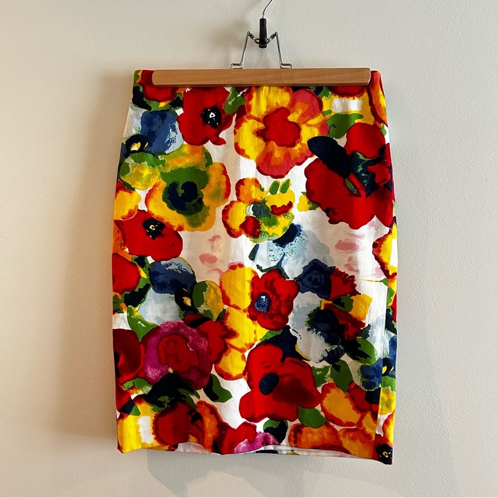 Carmen Floral Pencil Skirt size XS, New with tags